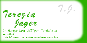 terezia jager business card